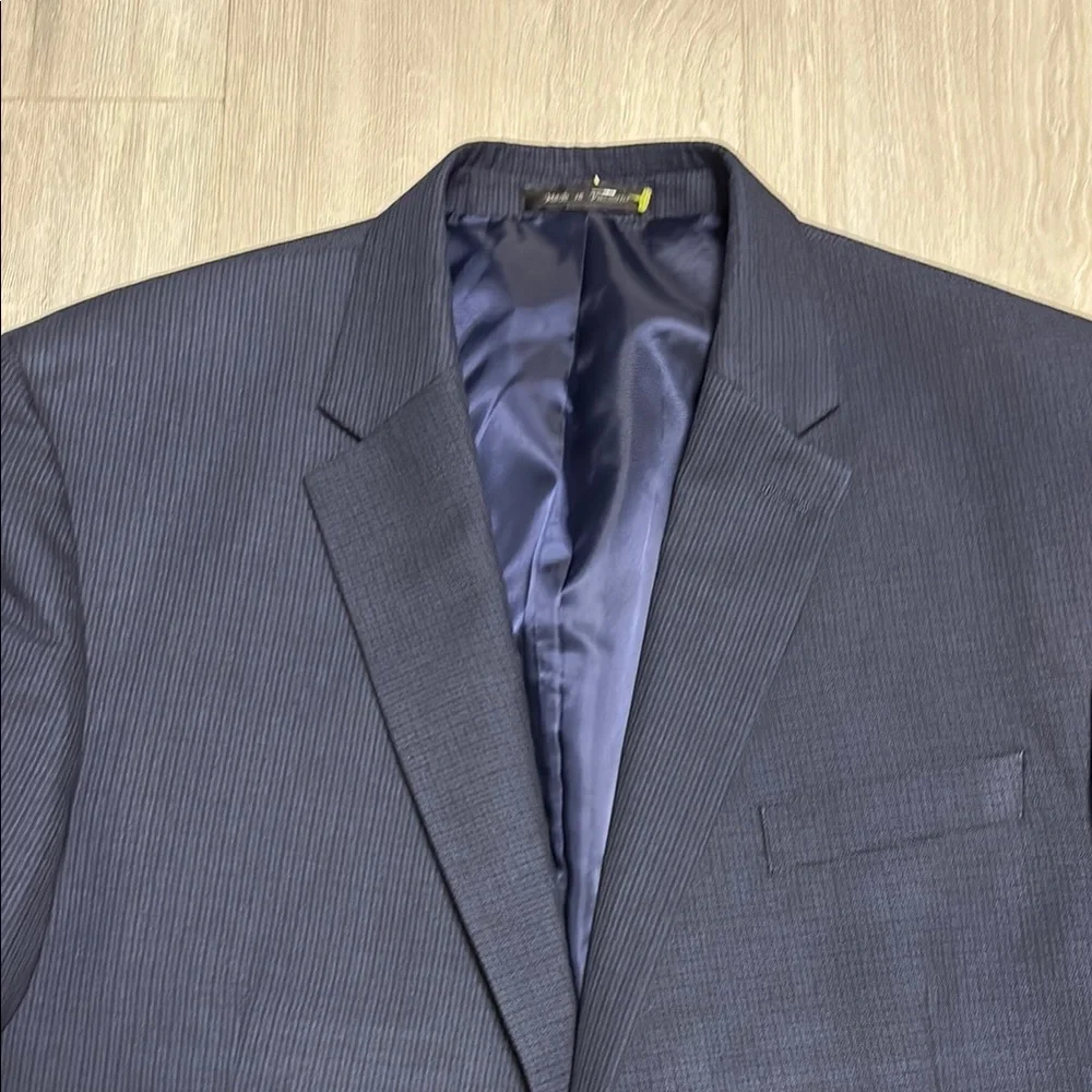 🔥BUNDLESALE Mens 46L Chaps Blue Sport Coat Suit Jacket Tailored Fit